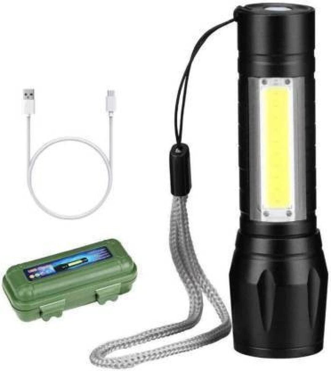 Rechargeable High-Quality LED Flashlight Torch